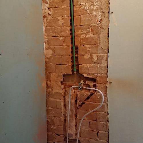 travaux douche